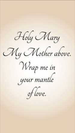 Holy Mary quote
