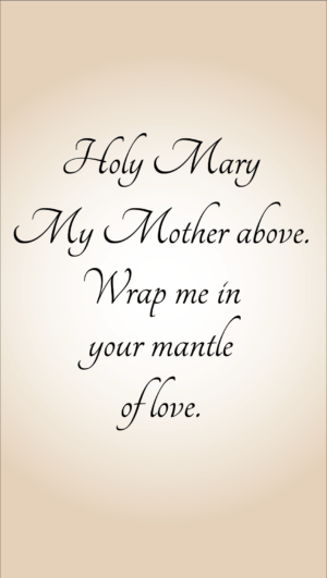 Holy Mary quote