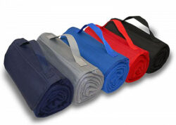 fleece roll-up blanket - all colours