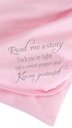 Read me a story quote on ribbit skin blanket